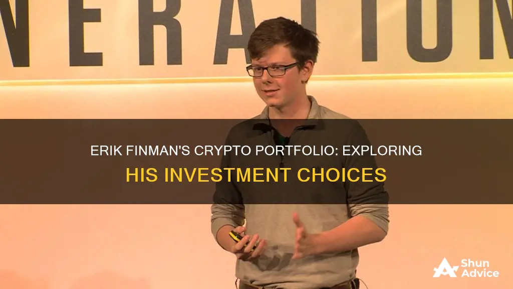 what cryptocurrency does erik finman invest in