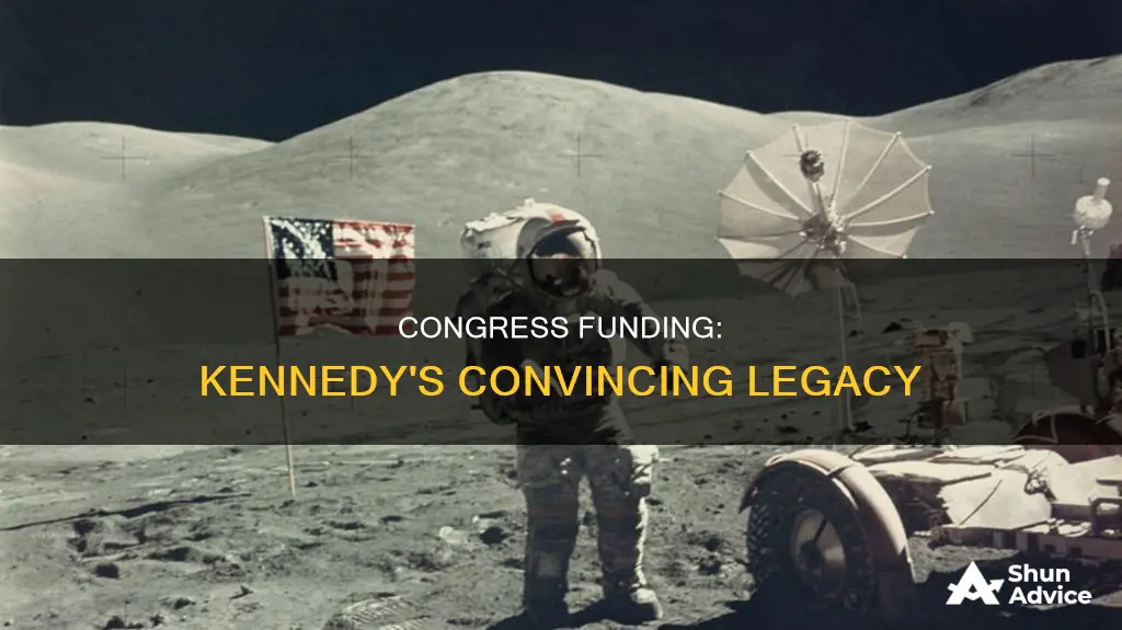 what did kennedy convinced congress to invest more funds in