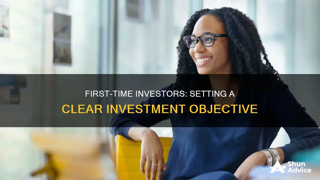 what do most first investors make their investment objective