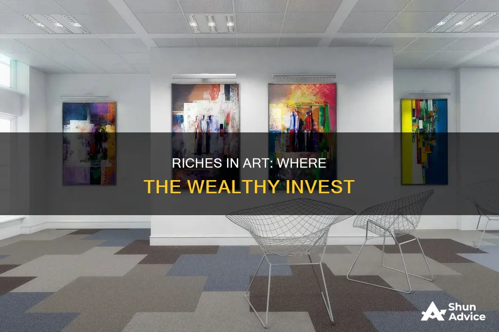 what do rich people invest in art