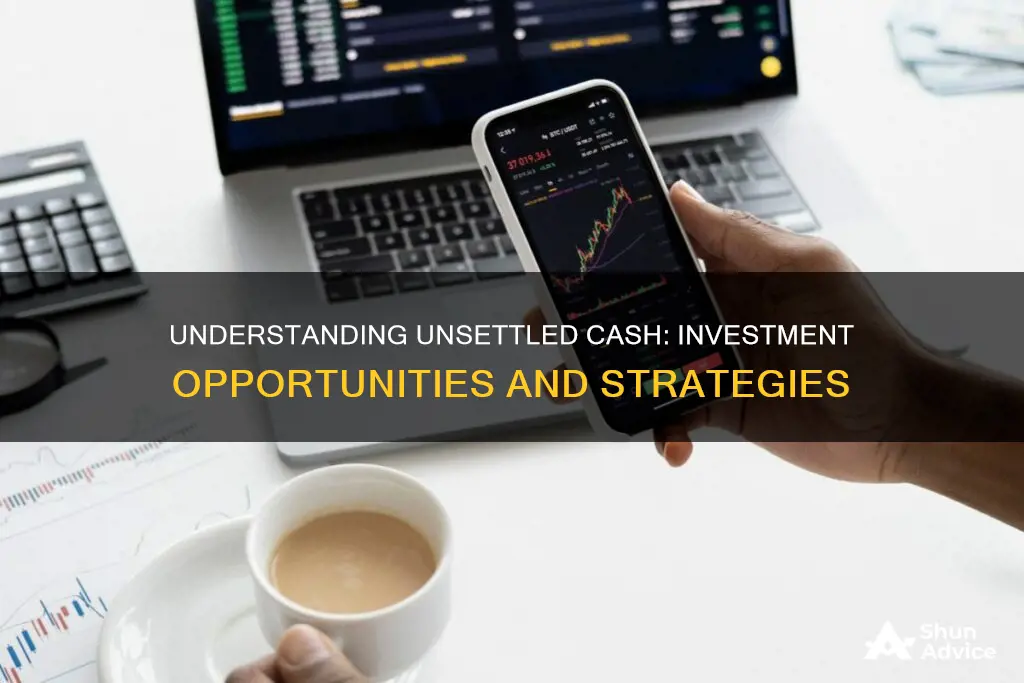 what does unsettled cash available for investment