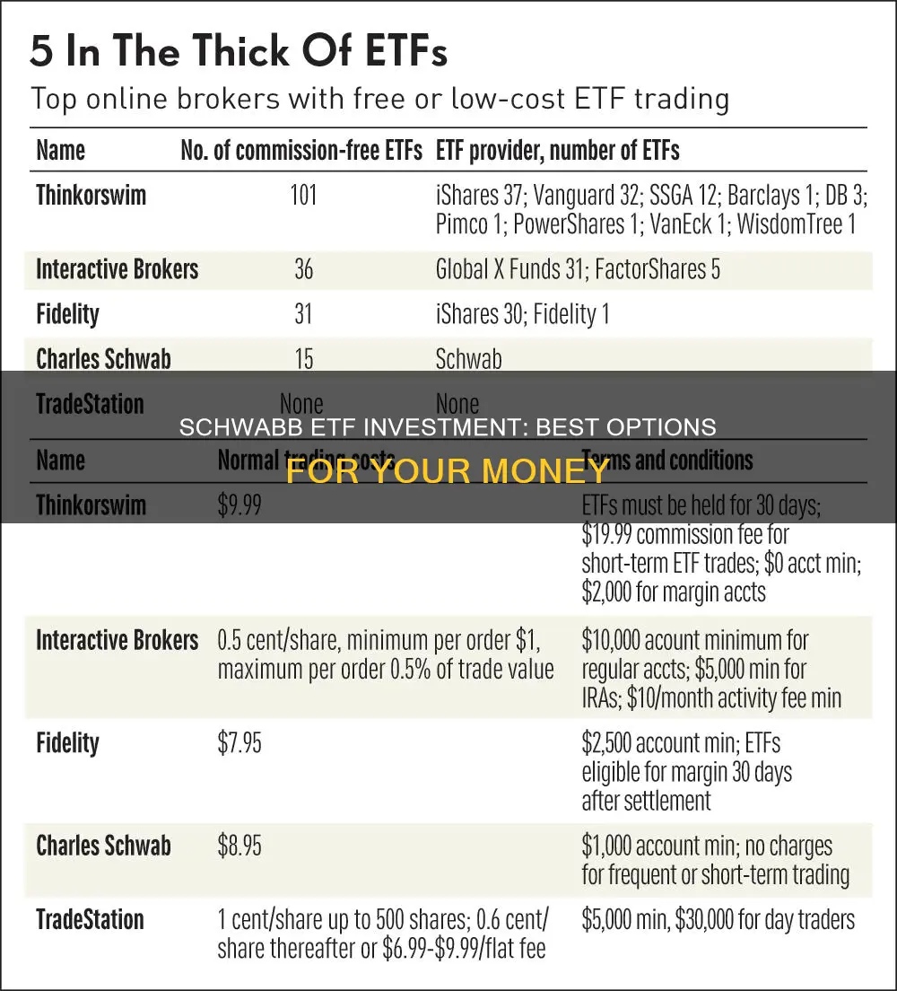 what etf charles schwabb should I invest in