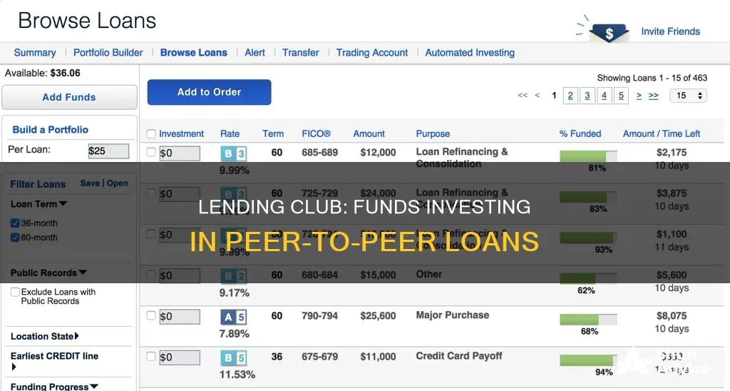 what funds invest in lending club