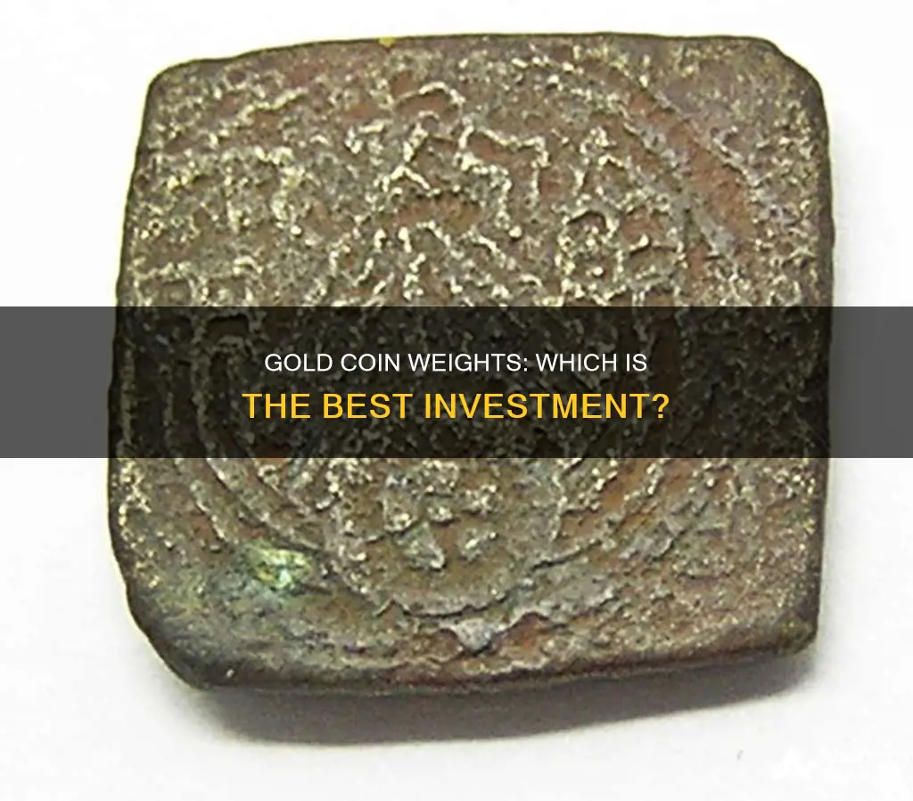 what gold coin weight is best to investment