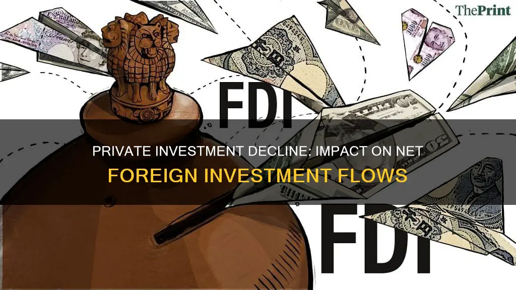 what happens to net foreign investment when private investment decreases