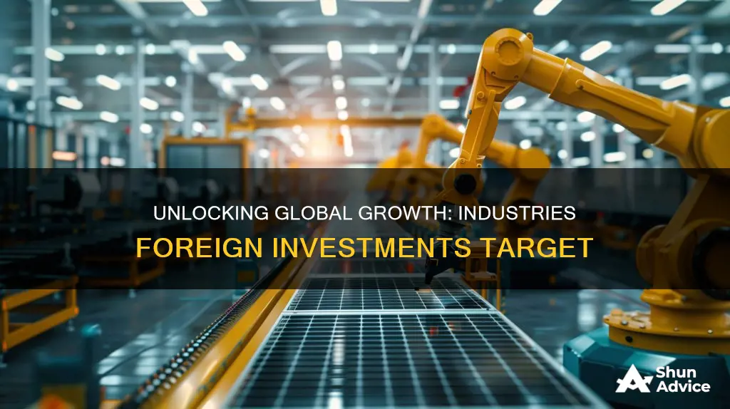 what industries do foreign investments use