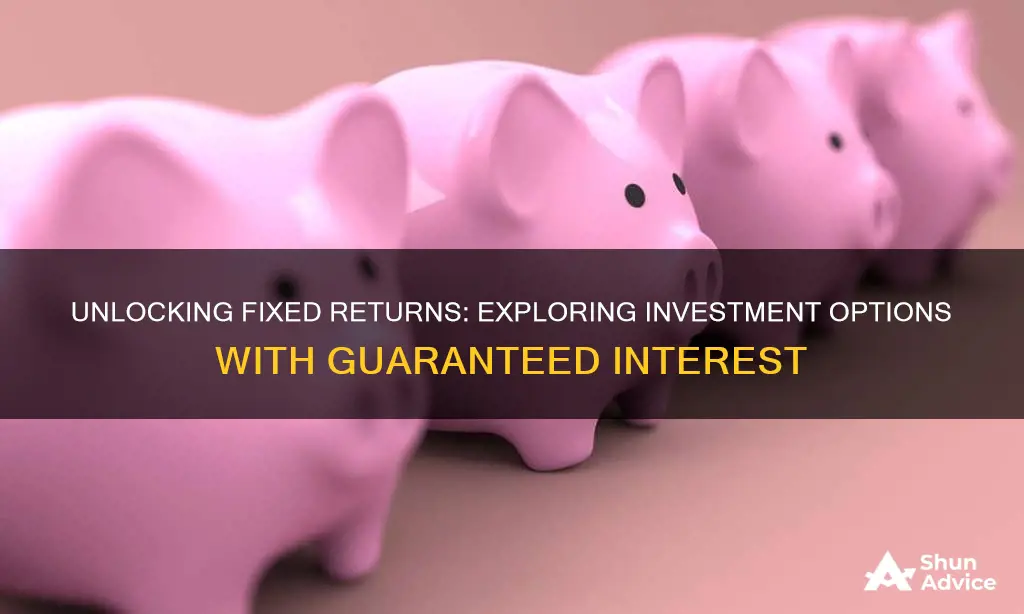 what investment gives fixed interest rate