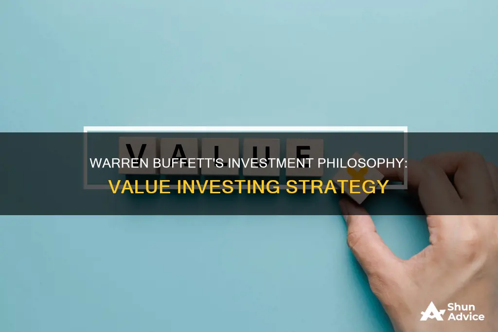 what investment strategy does warren buffett use