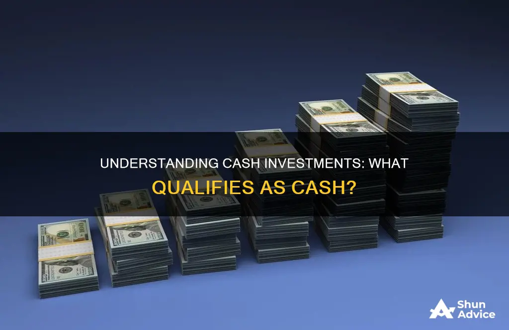 what investments are consider cash