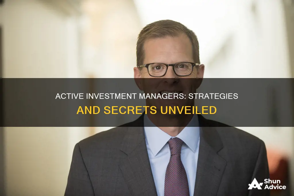 what is a active investment managers