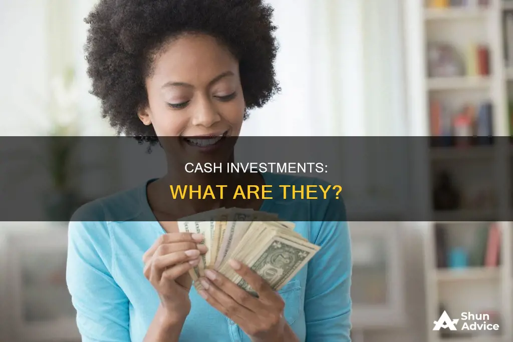 what is a cash investment