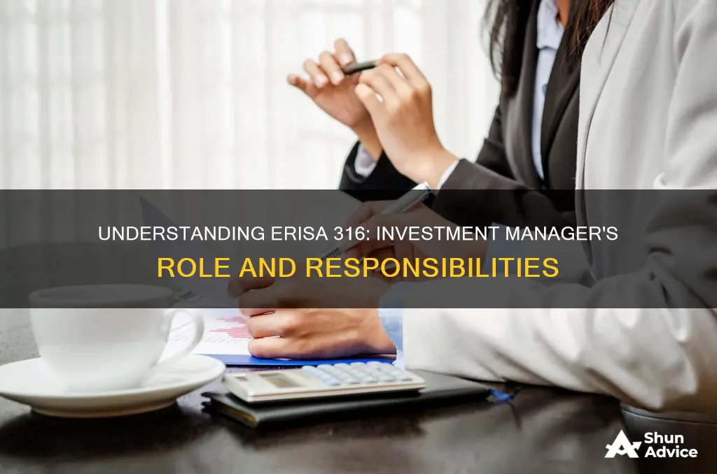 what is a erisa 316 investment manager