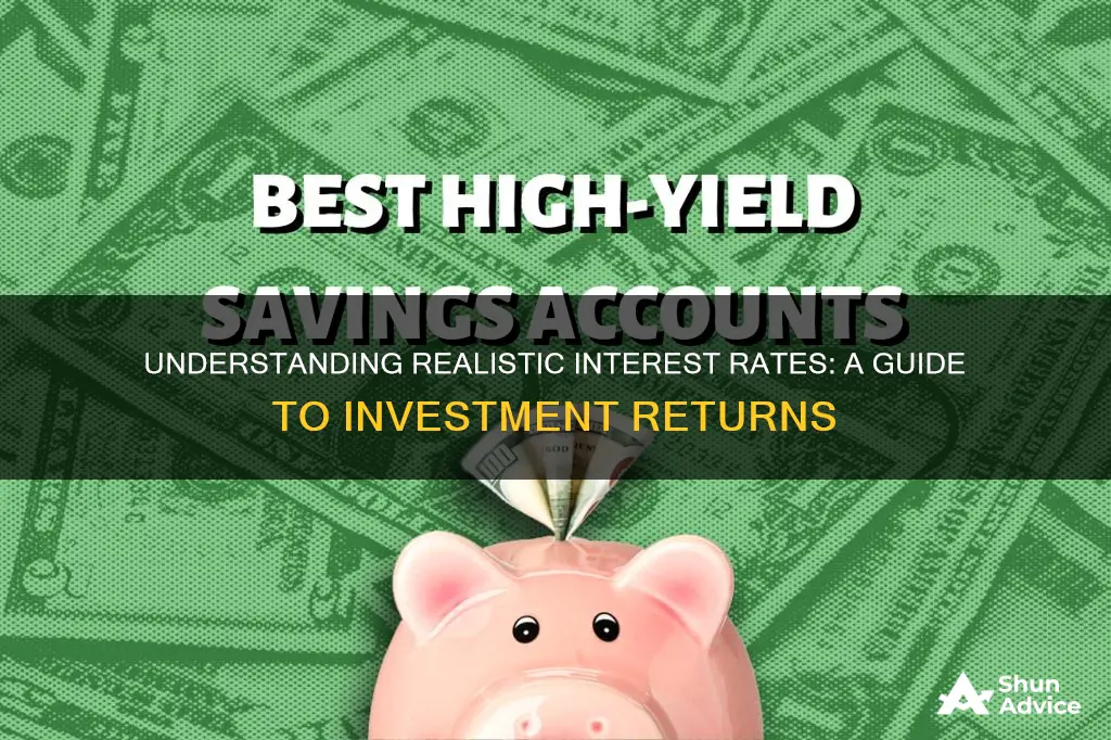 what is a realistic interest rate on investments