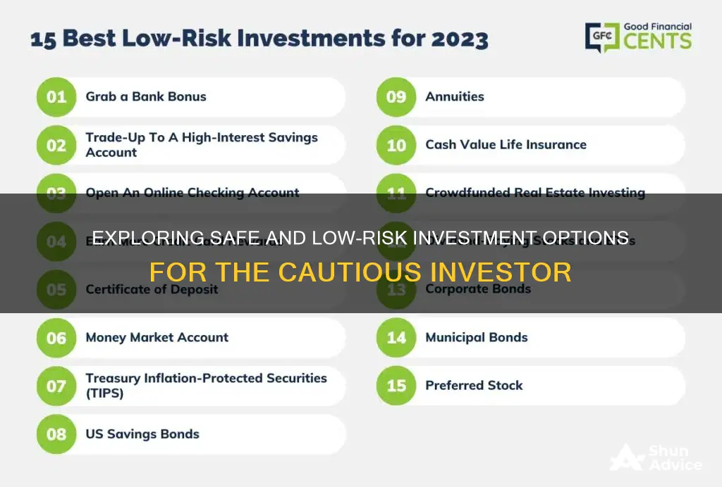 what is a safe and low risk investment