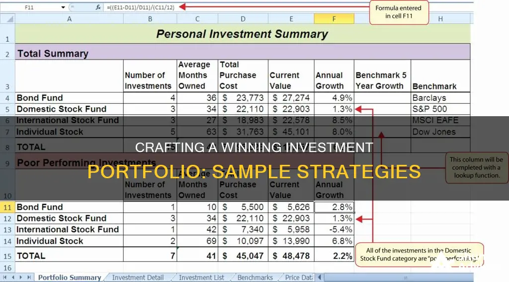 what is a sample portfolio for investments