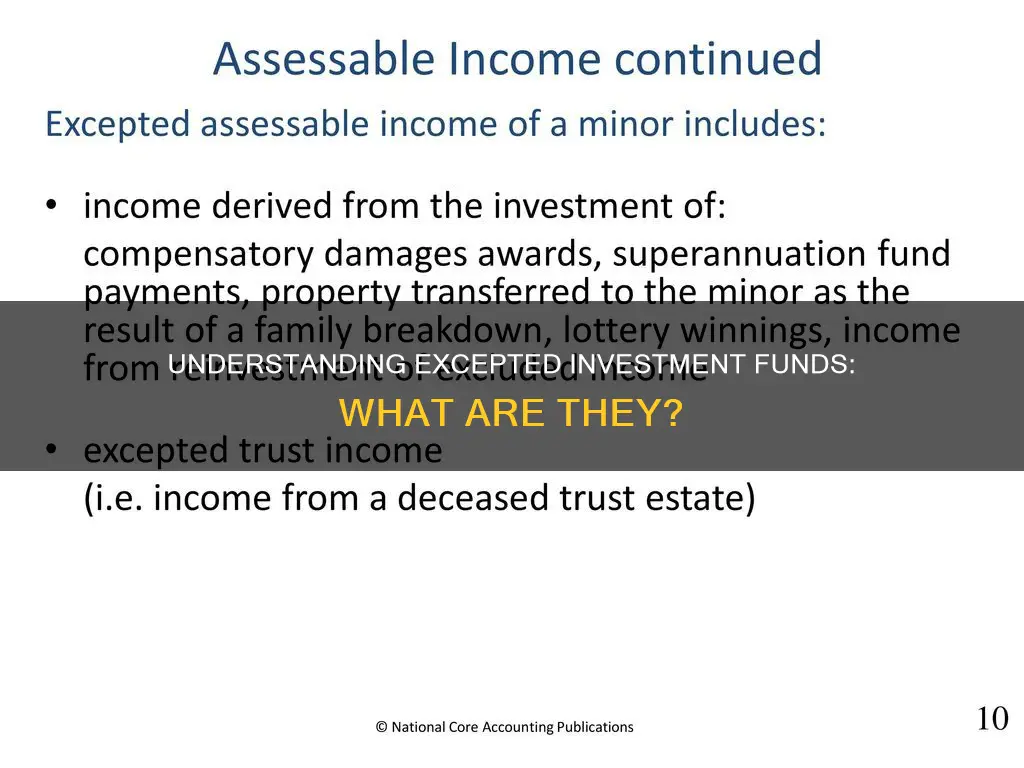 what is an excepted investment fund