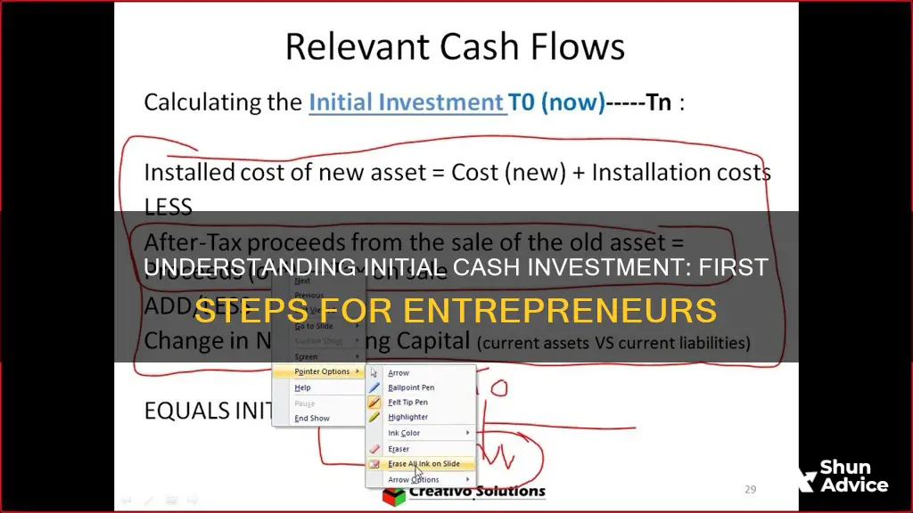 what is an initial cash investment