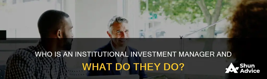 what is an institutional investment manager