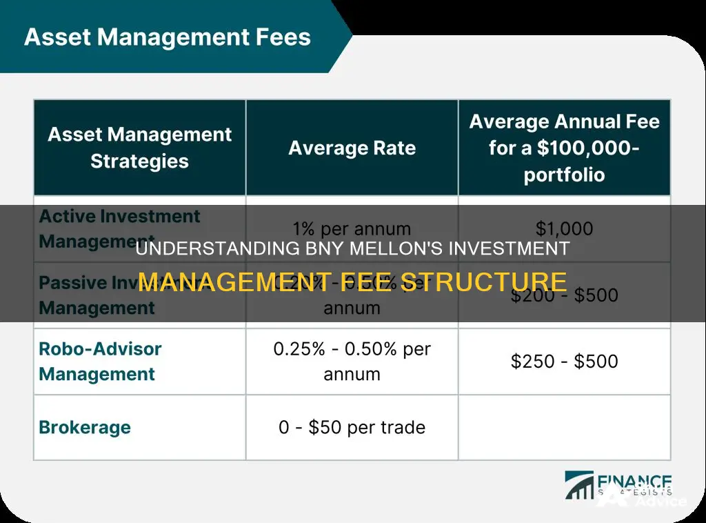 what is an investment management fee bny mellon