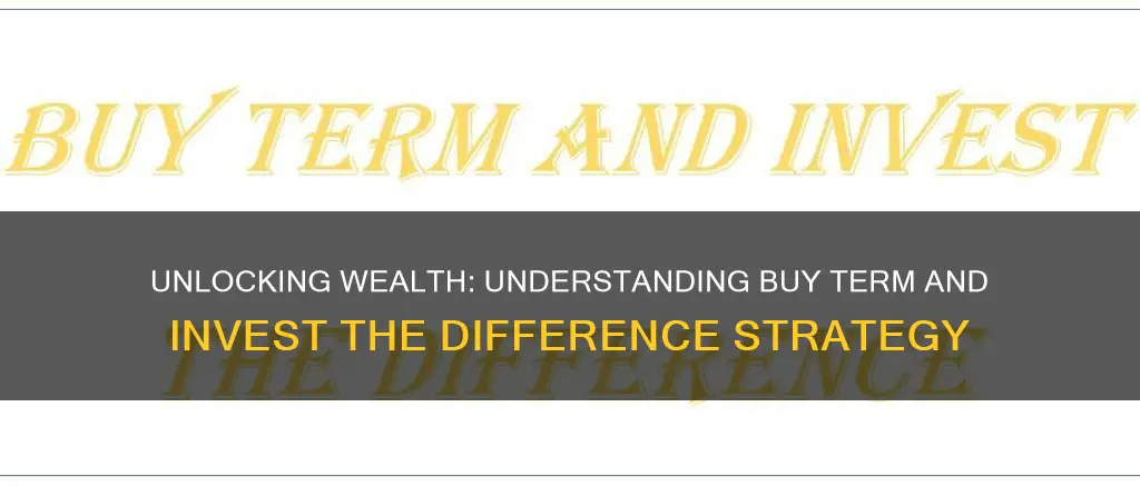 what is buy term and invest the difference