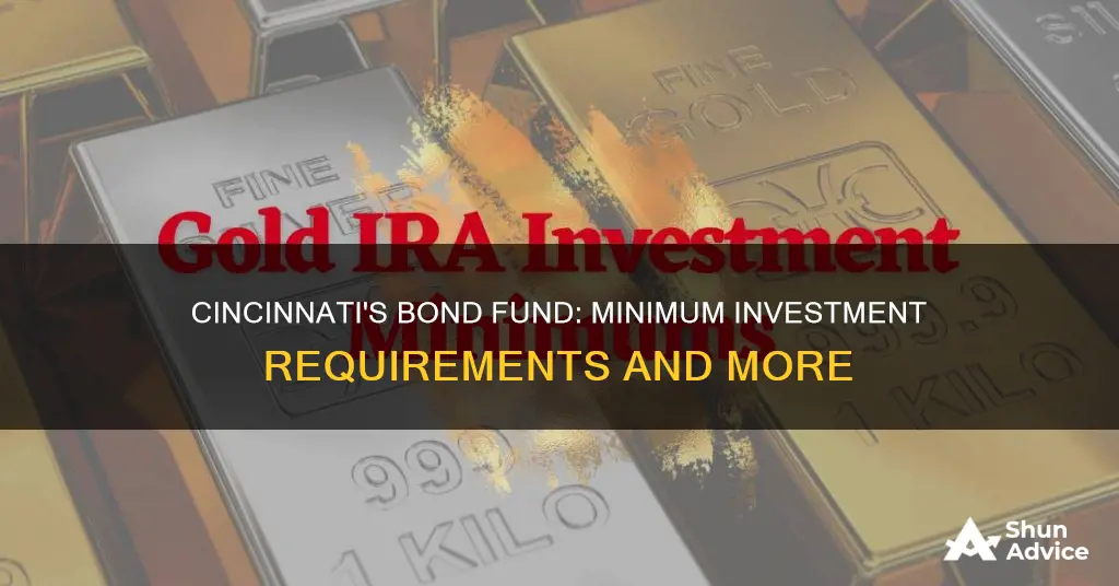 what is cincinnatis bond fund minimum investment