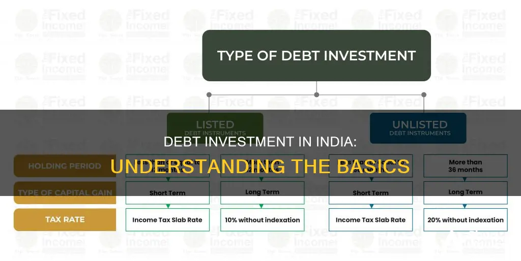 what is debt investment in india