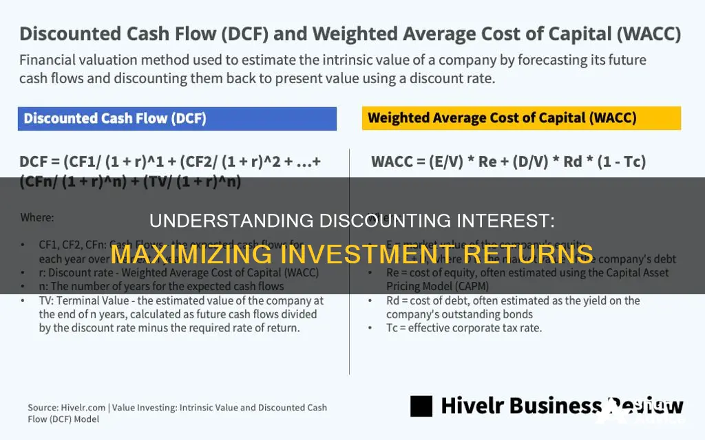 what is discounting interest on investment