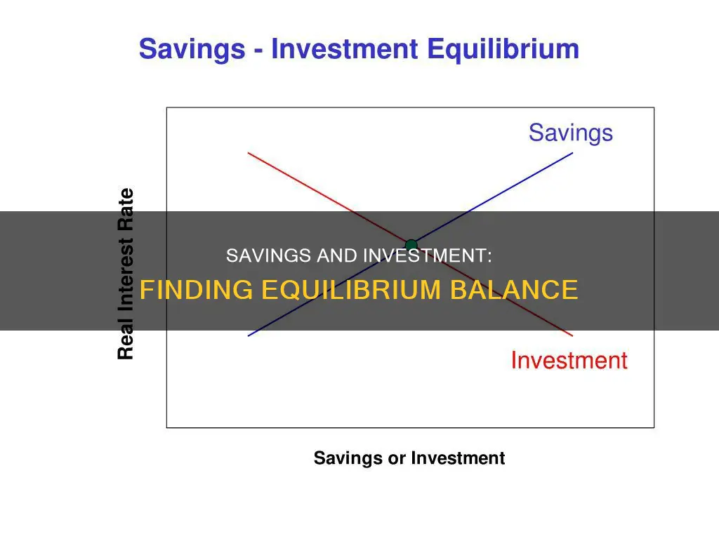 what is equilibrium quantity of savings and investment