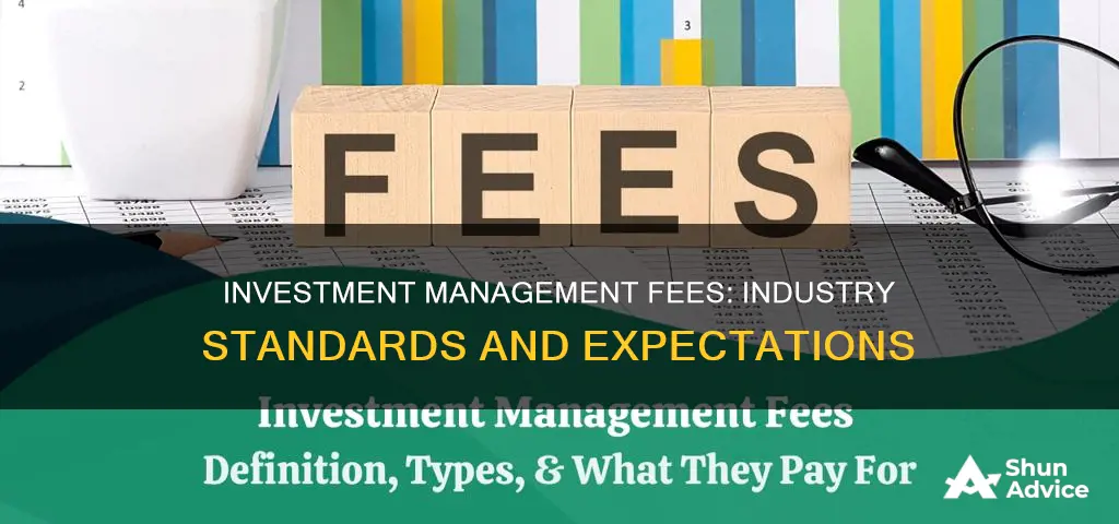 what is industry standard for investment management fees