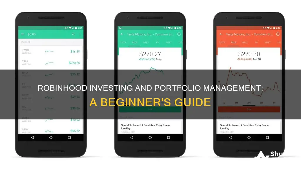 what is invest and portfolio on robinhood