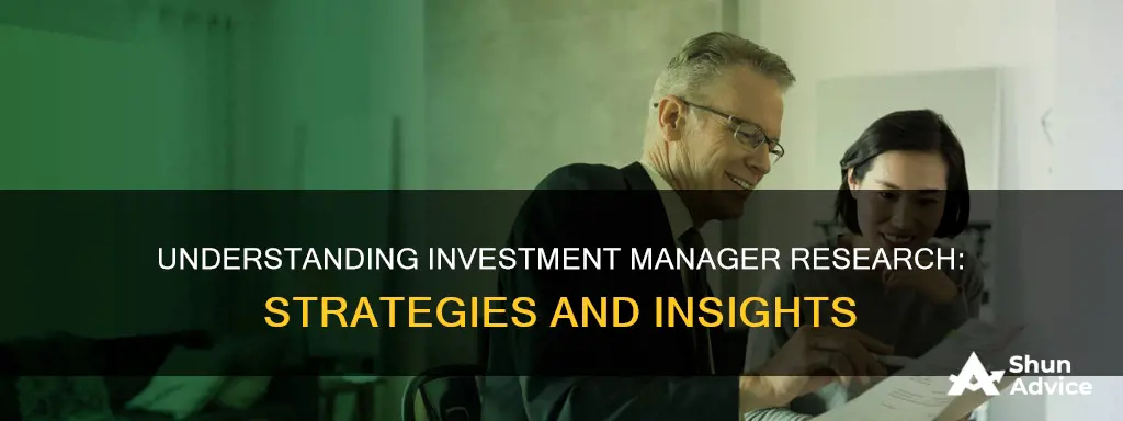 what is investment manager research