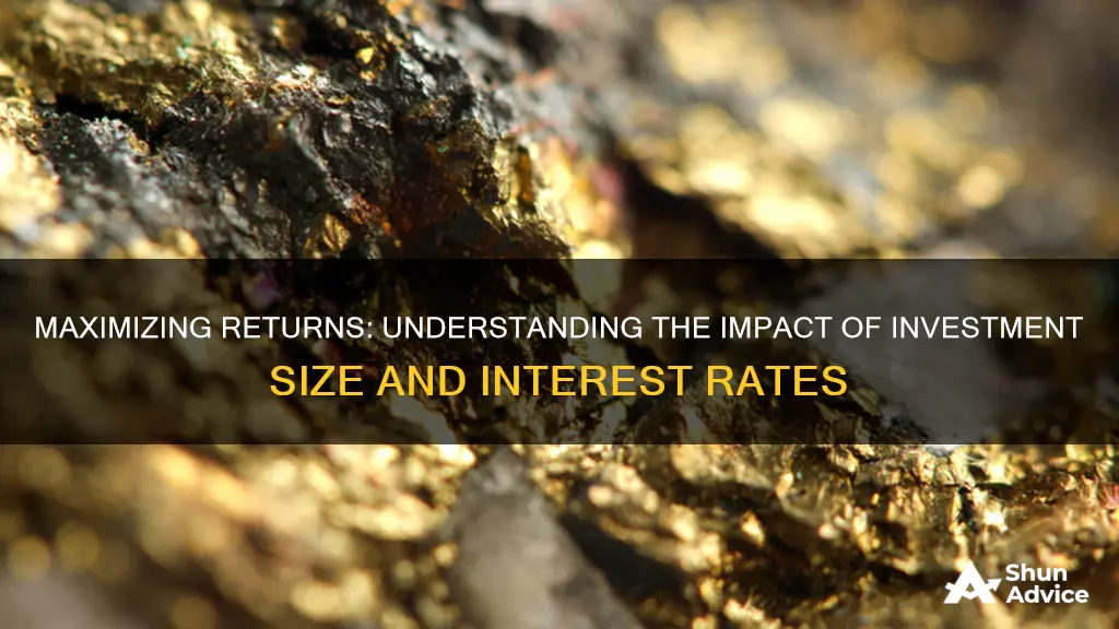 what is more important amount invested or interest rate