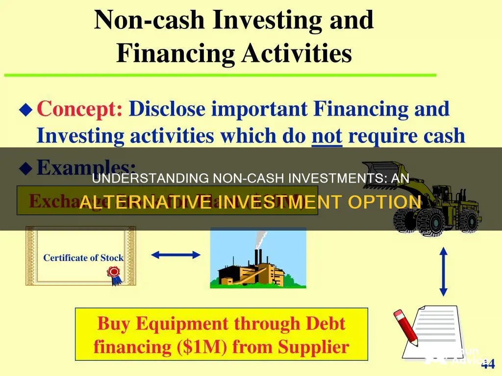 what is non cash investment