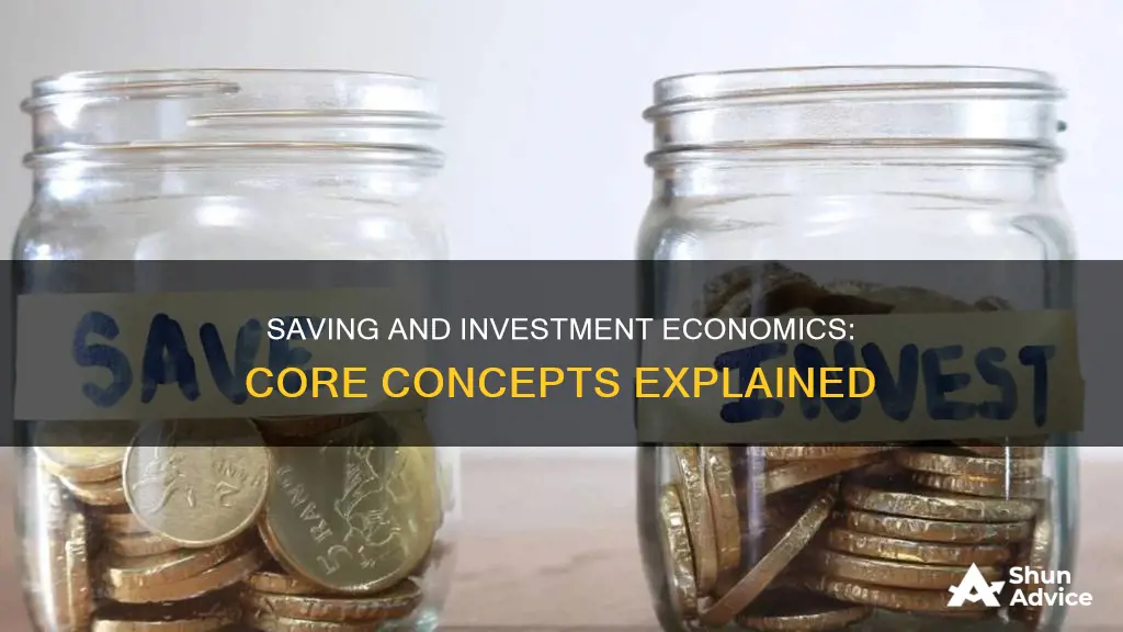 what is saving and investment in economics