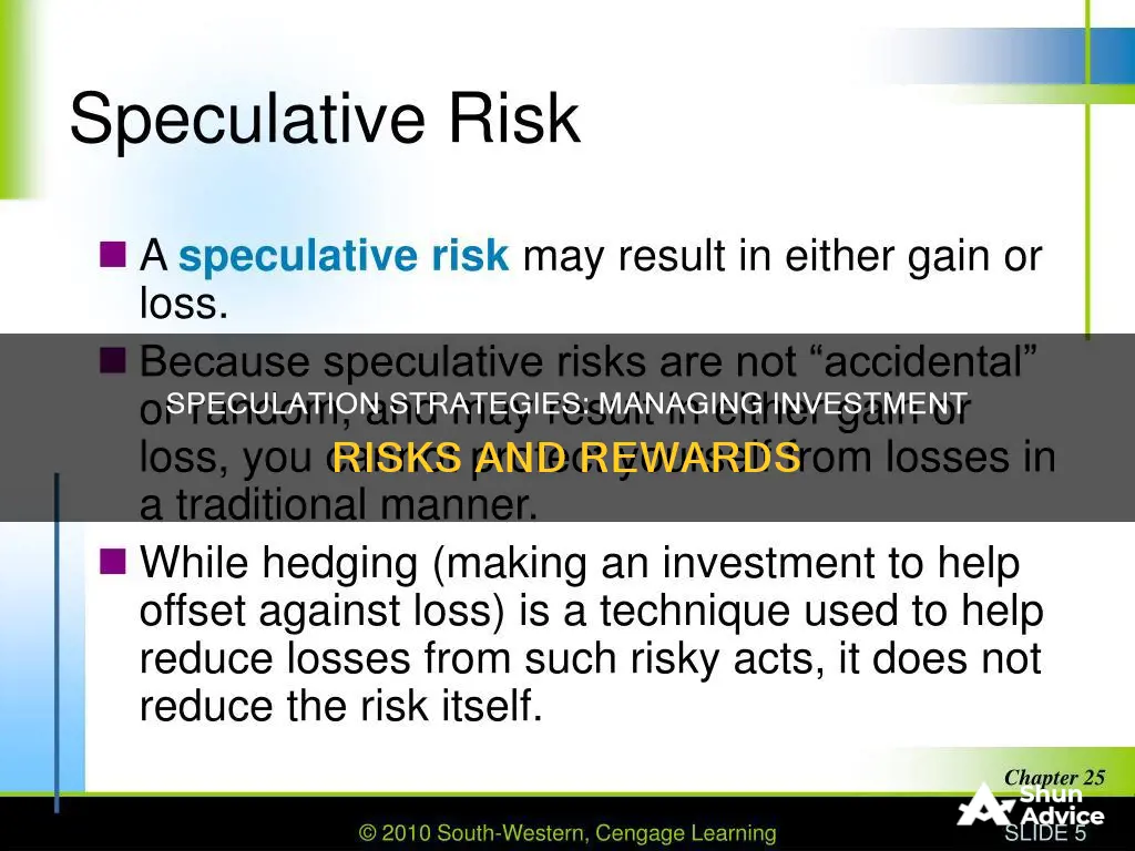 what is speculation in investment management