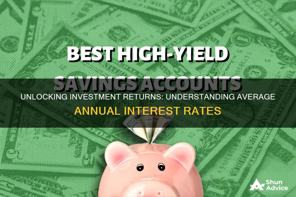 what is the average annual interest rate for investment