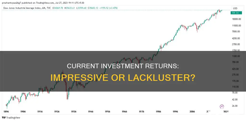 what is the average investment earnings right now