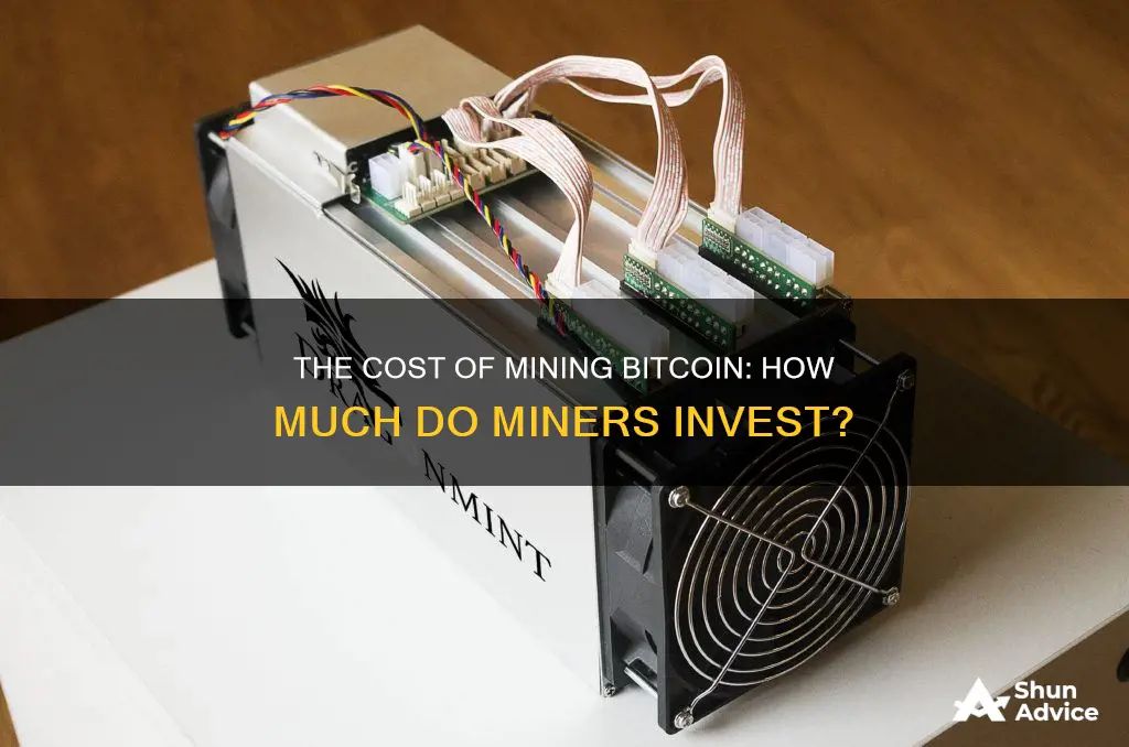 what is the investment cost to be a bitcoin miner