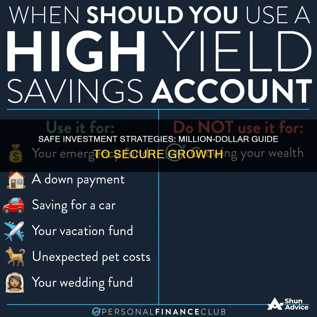 what is the safest way to invest 1 million dollars