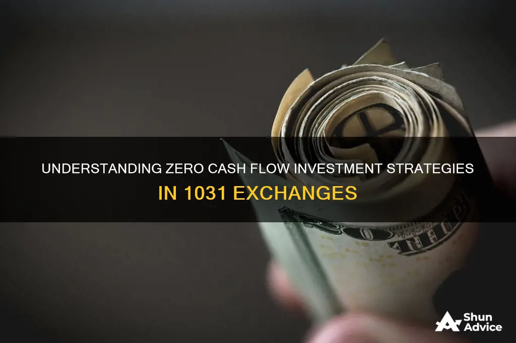 what is zero cash flow investment in 1031 exchange