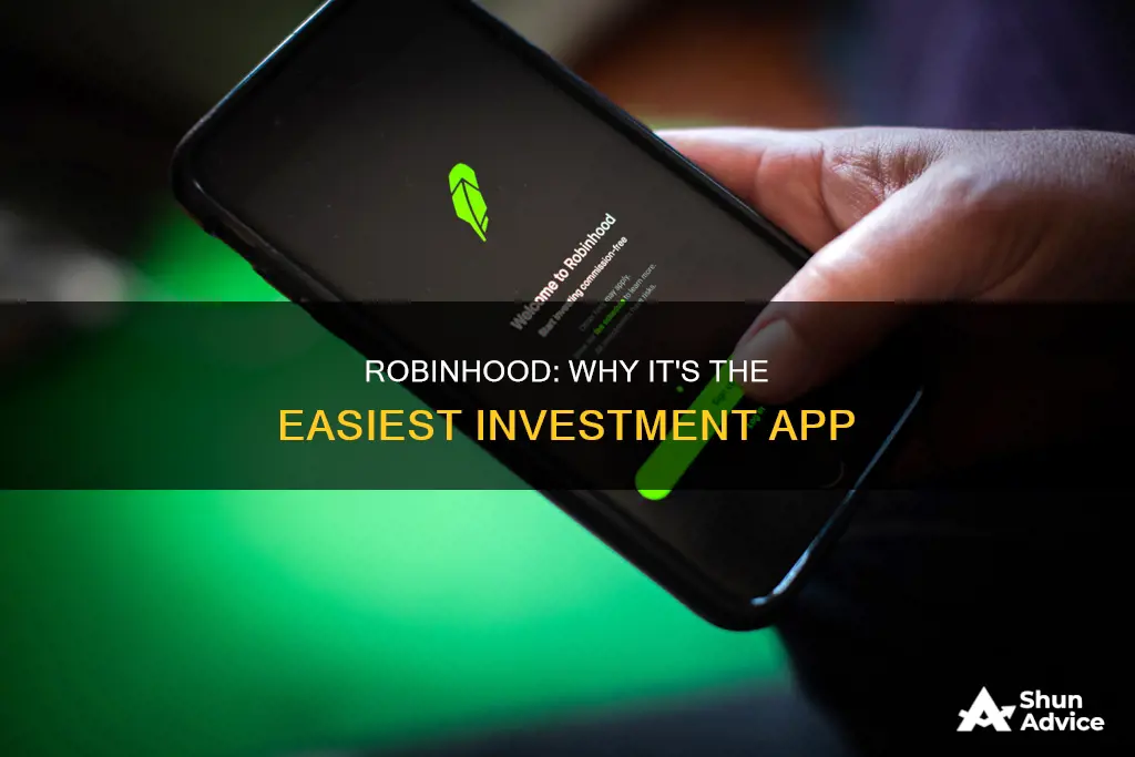 what makes robnihood easier to use than other investment apps