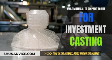 Best 3D Printing Materials for Investment Casting