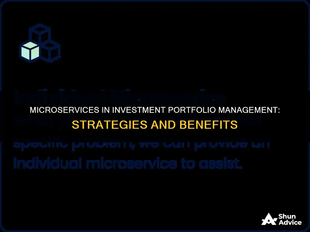 what microservices used in investment portfolio management