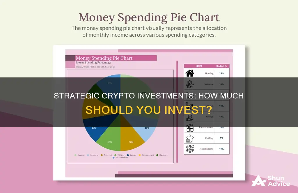 what percent of investments should be in crypto