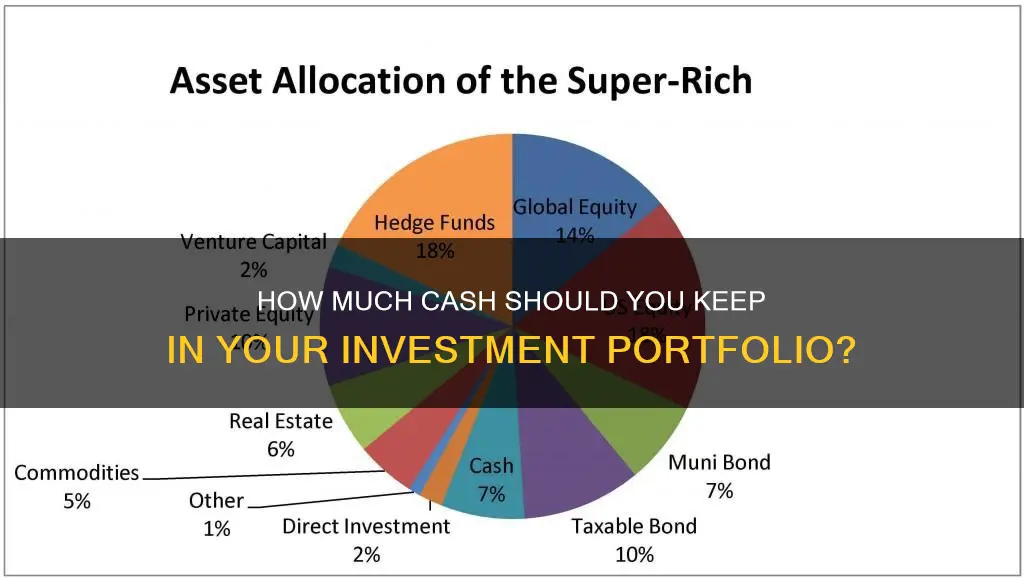 what percent of your investment portflio be in cash