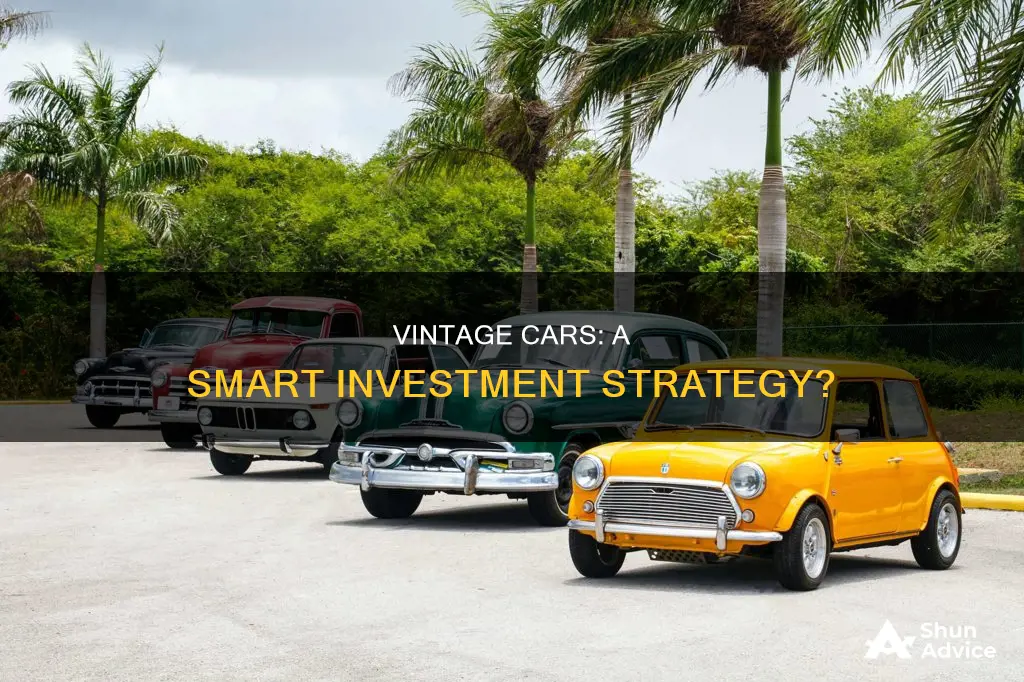 what percentage do vintage cars make as an investment