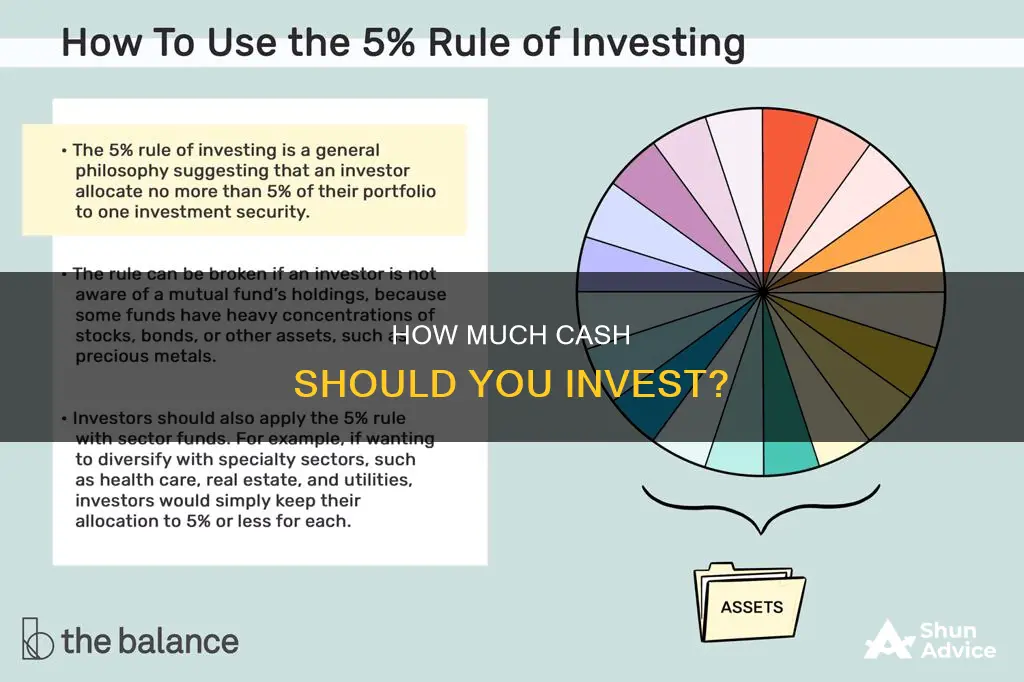 what percentage of cash should be invested