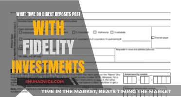 Direct Deposit Timing with Fidelity Investments