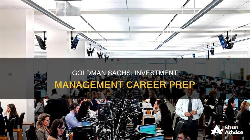 what to study for investment management goldman