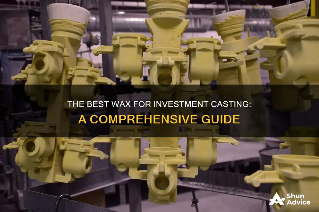 what type of wax is used for investment casting